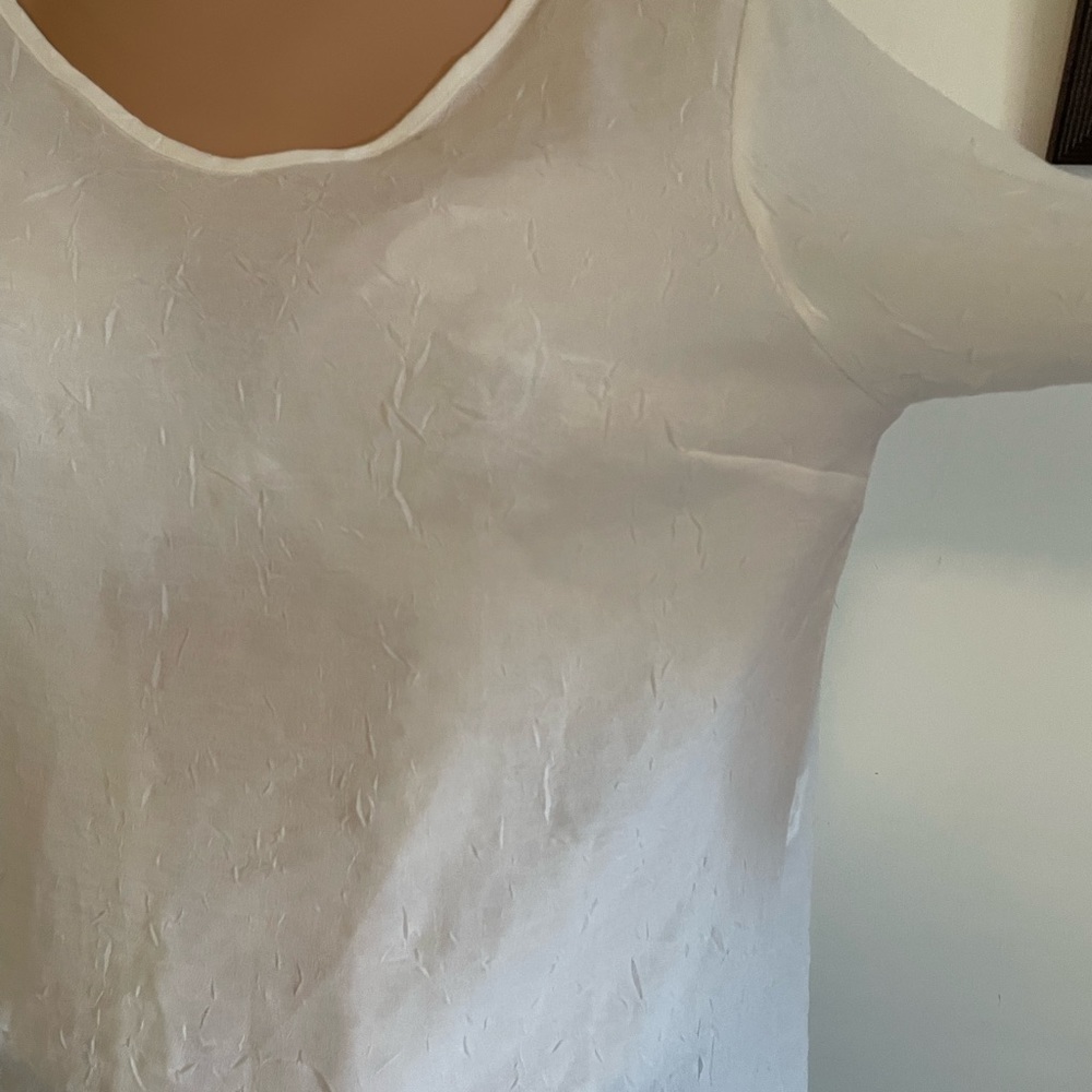 🌞🦋 Fits M Gorgeous flirty white summer top - Picture 7 of 7